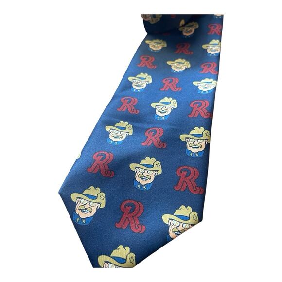 Frisco RoughRiders Minor League Baseball MILB Swinging Teddy Mens Neck Tie - Picture 1 of 5